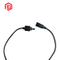Câble noir blanc taille 2*0.3mm PVC DC connecteur