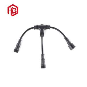 Économisez 20% IP67 1 in 2-8 out Splitter T Type Connecteur de câble d'éclairage LED